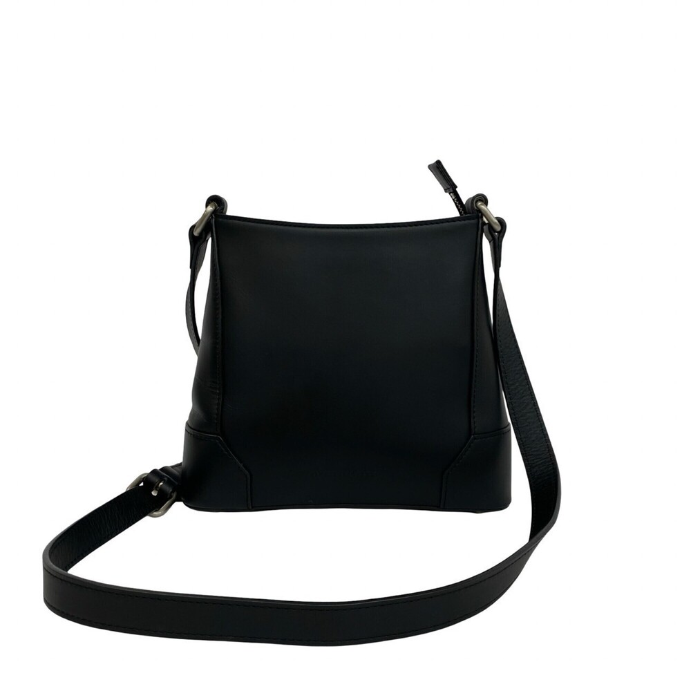 BURBERRY Nova Check Leather Shoulder Bag/Sacoche/Pouch, Black, 16467